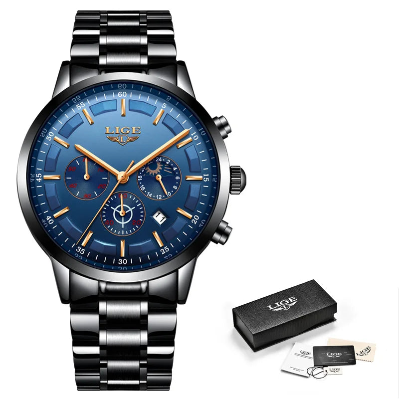 LIGE Military Sports Quartz Watch