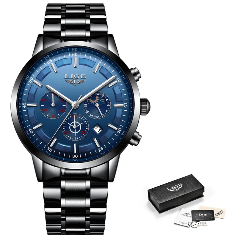 LIGE Military Sports Quartz Watch