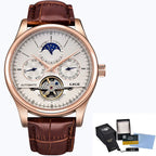 LIGE Women’s Automatic Tourbillon Watch