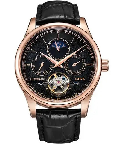LIGE Women’s Automatic Tourbillon Watch