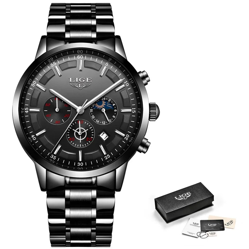 LIGE Military Sports Quartz Watch