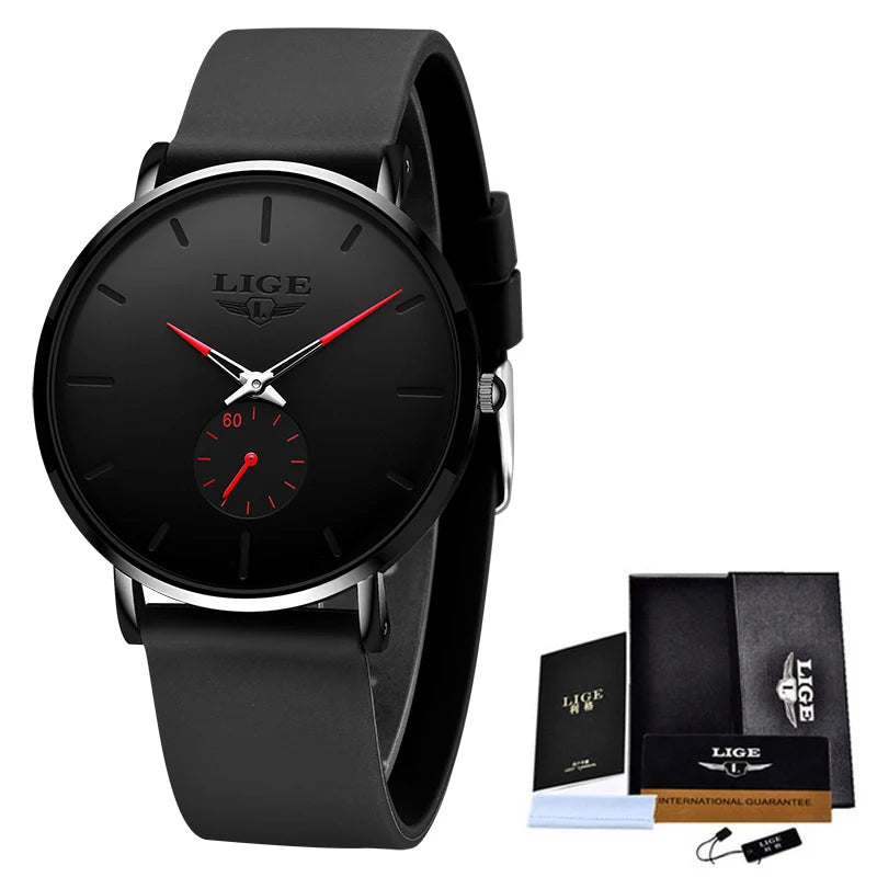 LIGE Luxury Ultra-Thin Sport Watch