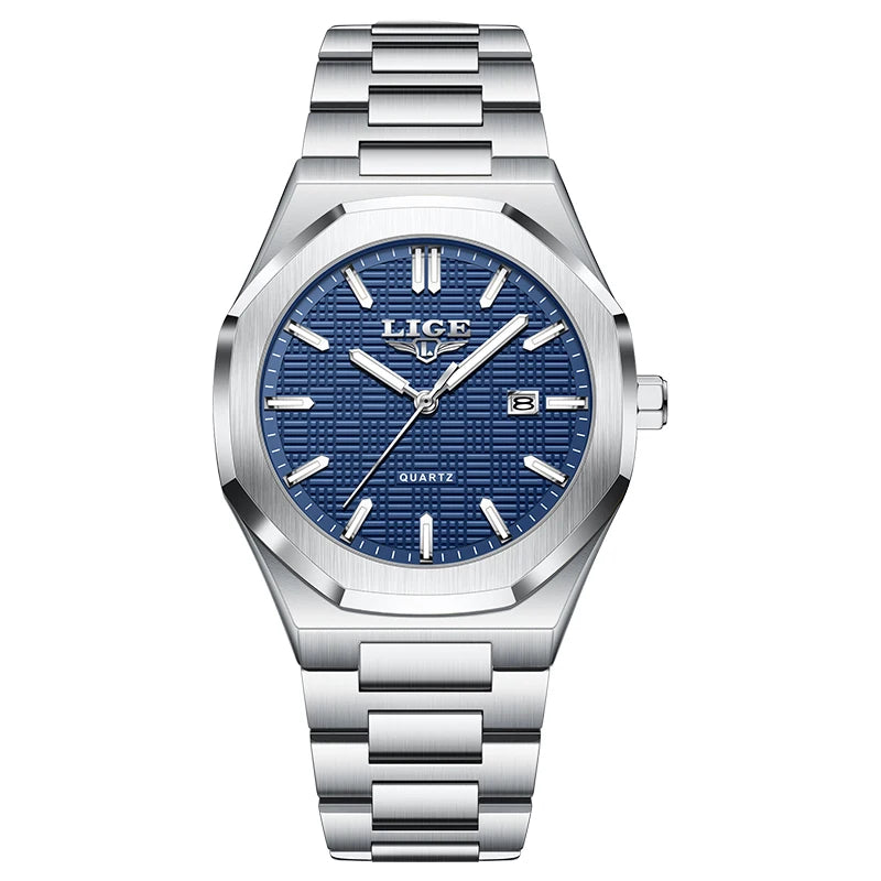 LIGE Luxury Business Quartz Watch