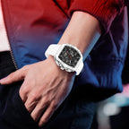 FOXBOX Men's Digital Multifunctional Alarm Watch