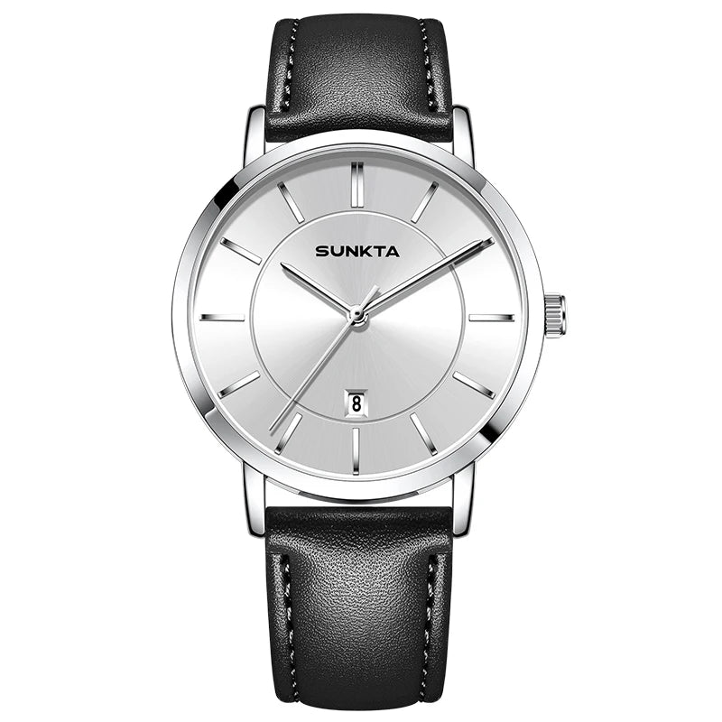 SUNKTA Quartz Business Watch – Premium Waterproof Edition