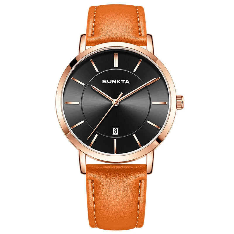 SUNKTA Quartz Business Watch – Premium Waterproof Edition