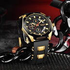LIGE Men's Sports Chronograph Watch
