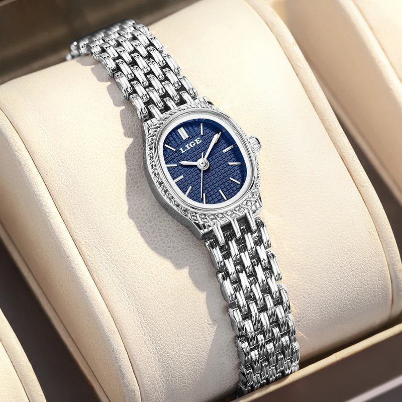 LIGE Elegant Quartz Watch – Premium Steel Women’s Edition