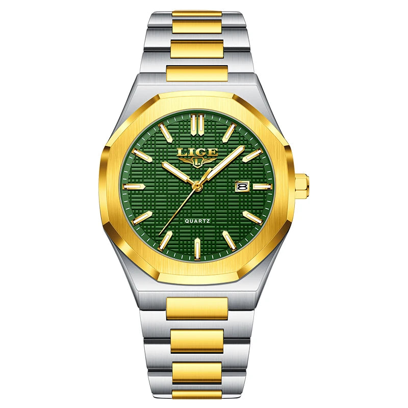 LIGE Luxury Business Quartz Watch