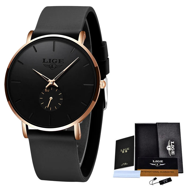 LIGE Luxury Ultra-Thin Sport Watch