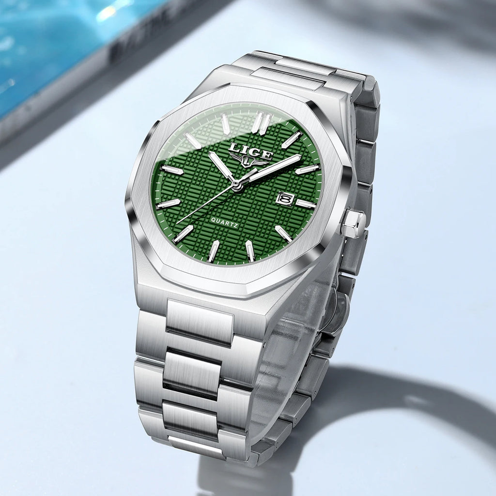 LIGE Luxury Business Quartz Watch