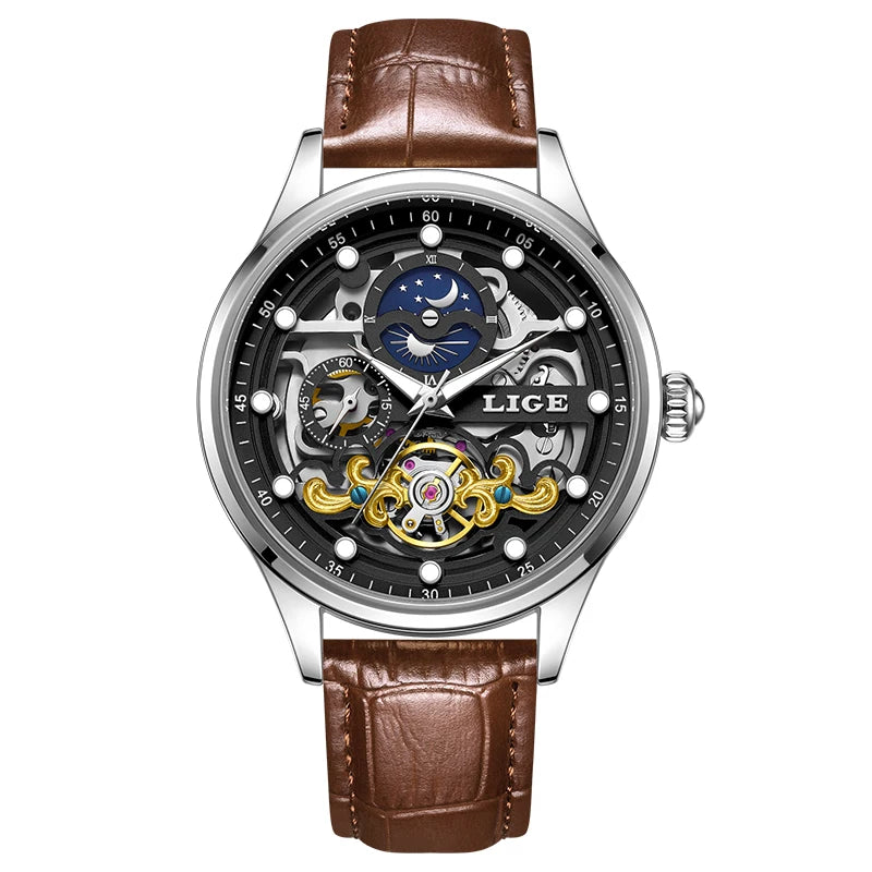 LIGE Automatic Classic Mechanical Watch