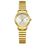SUNKTA Women's Golden Stainless Steel Watch