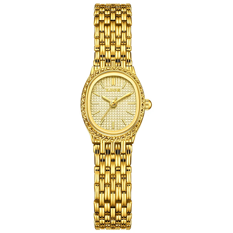 LIGE Elegant Quartz Watch – Premium Steel Women’s Edition