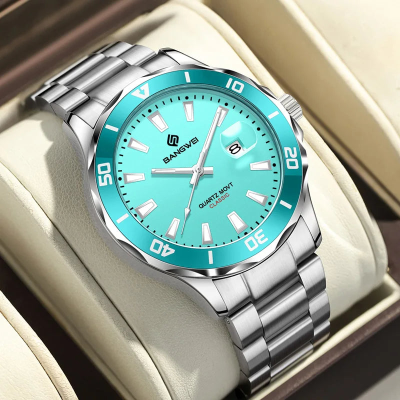 LIGE Classic Calendar Quartz Watch