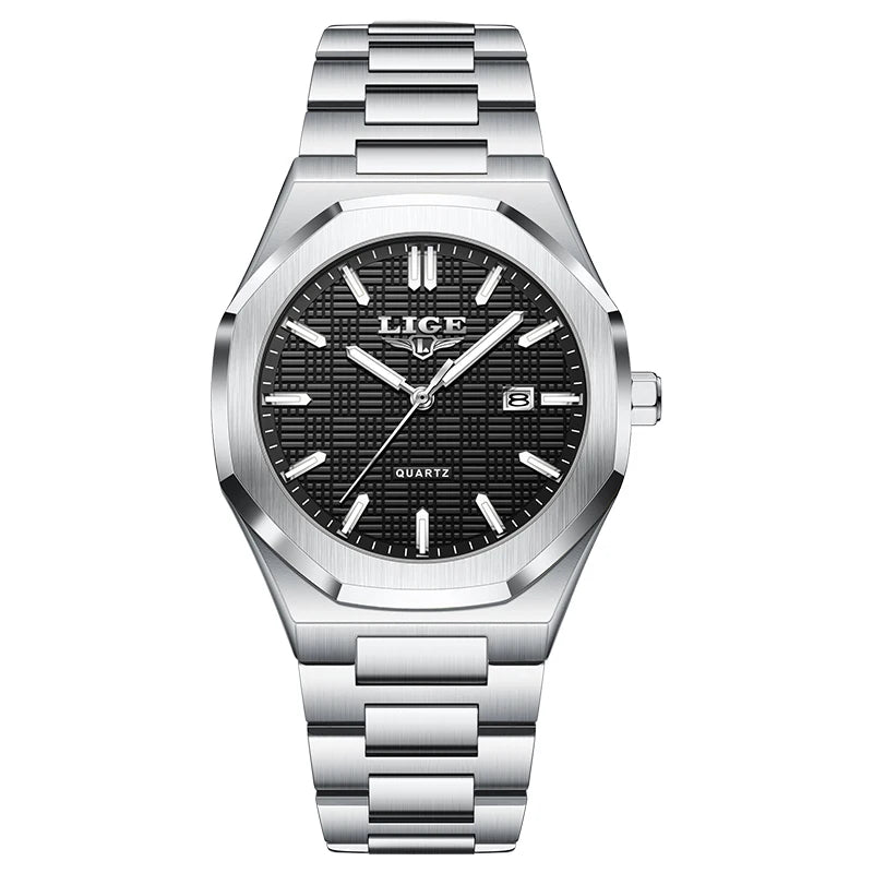 LIGE Luxury Business Quartz Watch