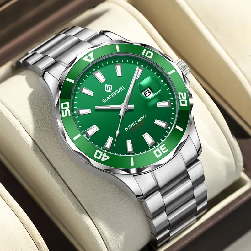 LIGE Classic Calendar Quartz Watch