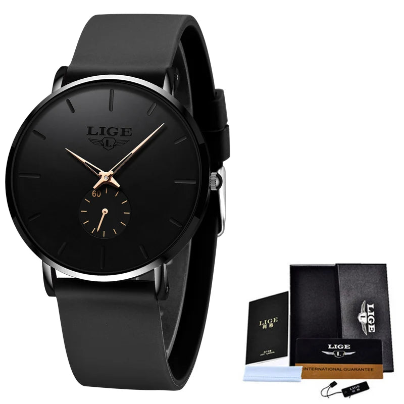 LIGE Luxury Ultra-Thin Sport Watch