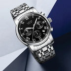 LIGE Men's Sport Chronograph Quartz Watch