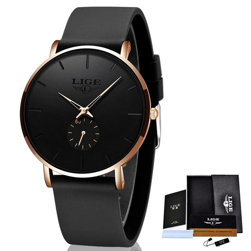 LIGE Luxury Ultra-Thin Sport Watch