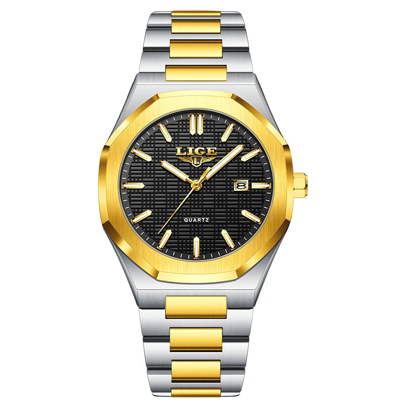 LIGE Luxury Business Quartz Watch