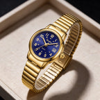SUNKTA Women's Golden Stainless Steel Watch
