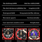 LIGE Chronograph Quartz Watch – Premium Sports Edition