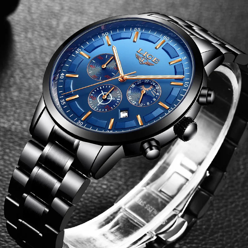 LIGE Military Sports Quartz Watch