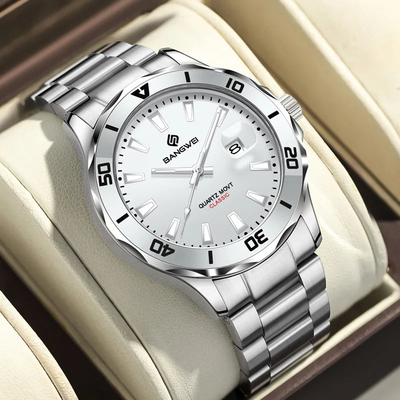 LIGE Classic Calendar Quartz Watch