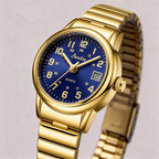 SUNKTA Women's Golden Stainless Steel Watch