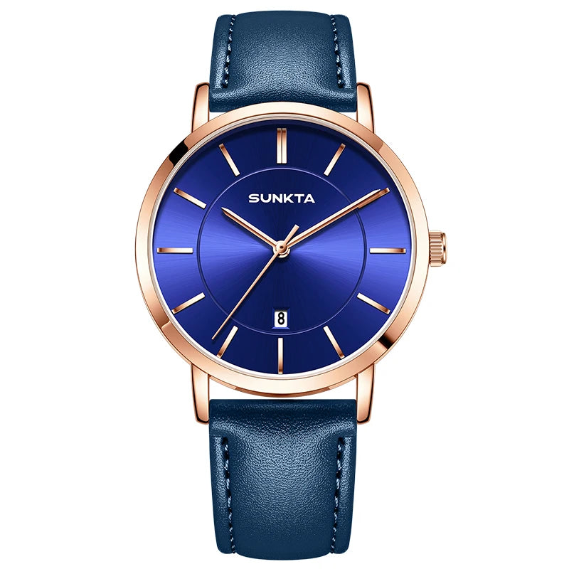 SUNKTA Quartz Business Watch – Premium Waterproof Edition