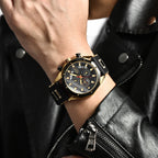 LIGE Men's Sports Chronograph Watch