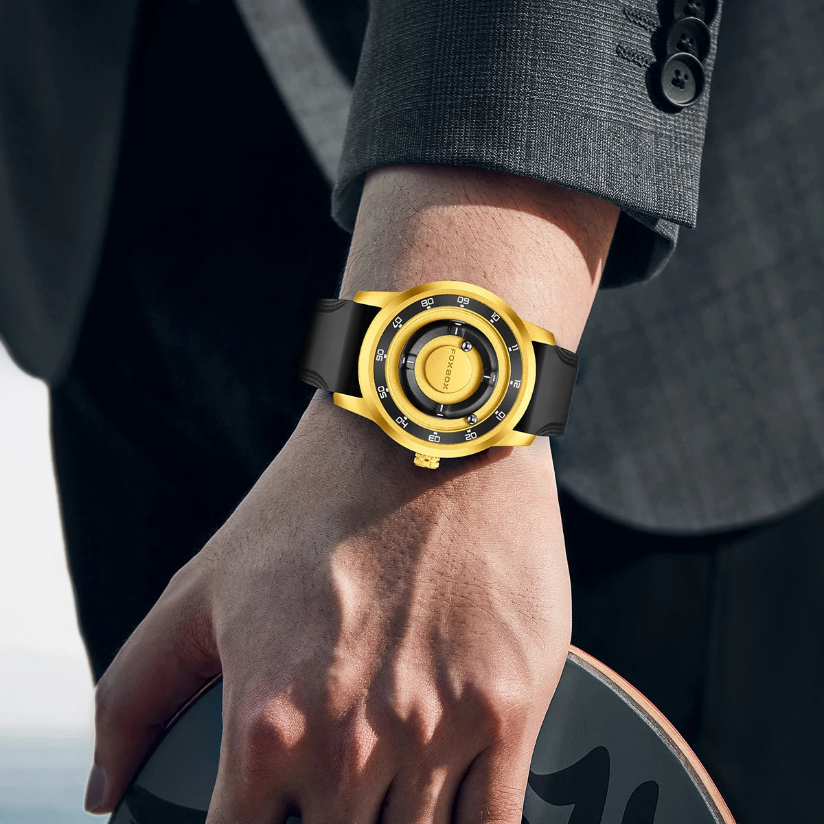 FOXBOX Magnetic Steel Ball Business Watch