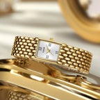 LIGE Women's Golden Steel Bracelet Watch