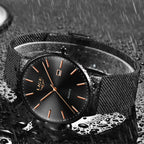 LIGE Ultra-Thin Business Quartz Watch