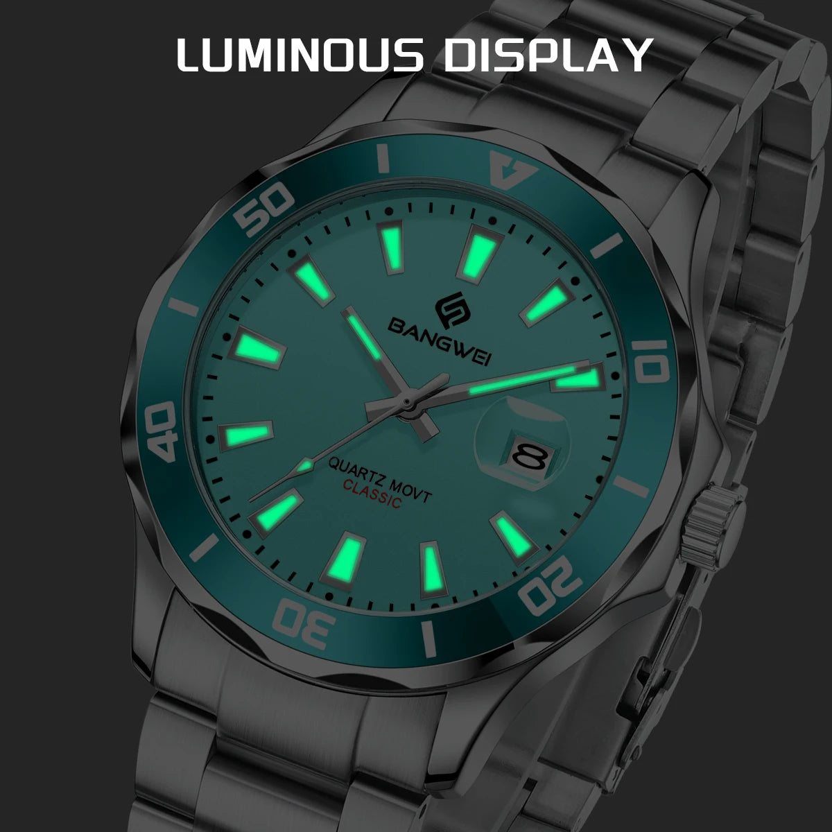 LIGE Classic Calendar Quartz Watch