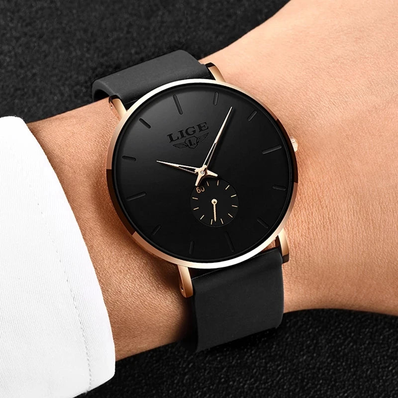 LIGE Luxury Ultra-Thin Sport Watch