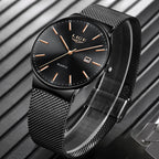 LIGE Ultra-Thin Business Quartz Watch