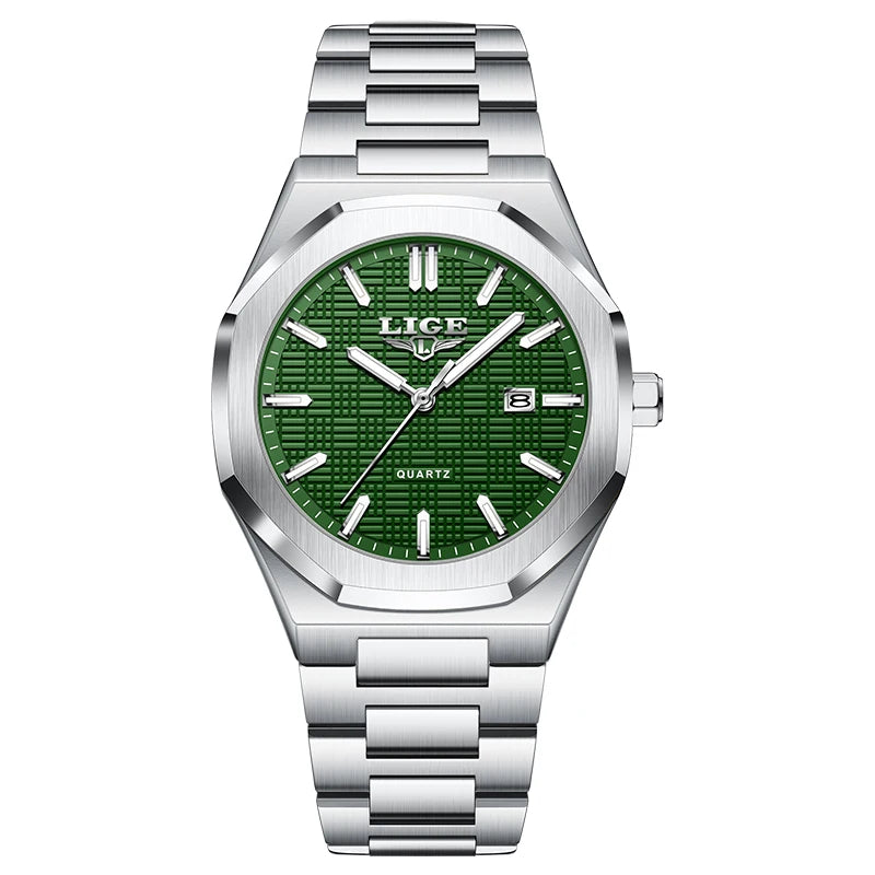 LIGE Luxury Business Quartz Watch