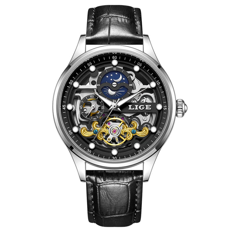 LIGE Automatic Classic Mechanical Watch
