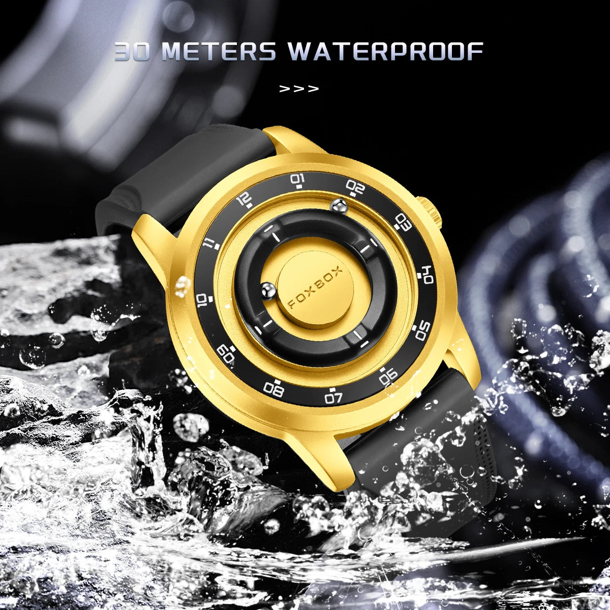 FOXBOX Magnetic Steel Ball Business Watch