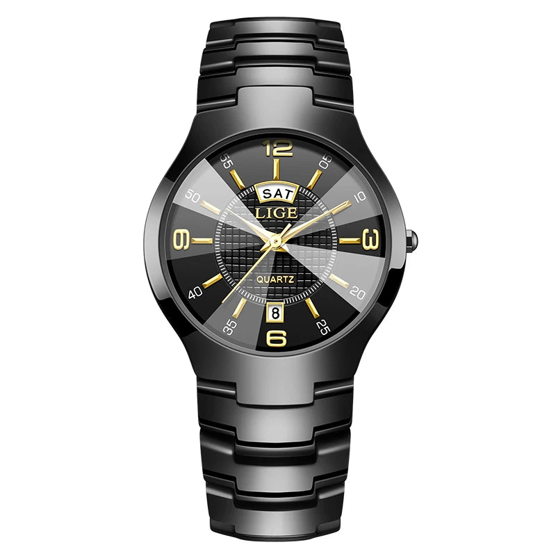 LIGE Elegant Ceramic Quartz Watch – Luxury Women’s Edition