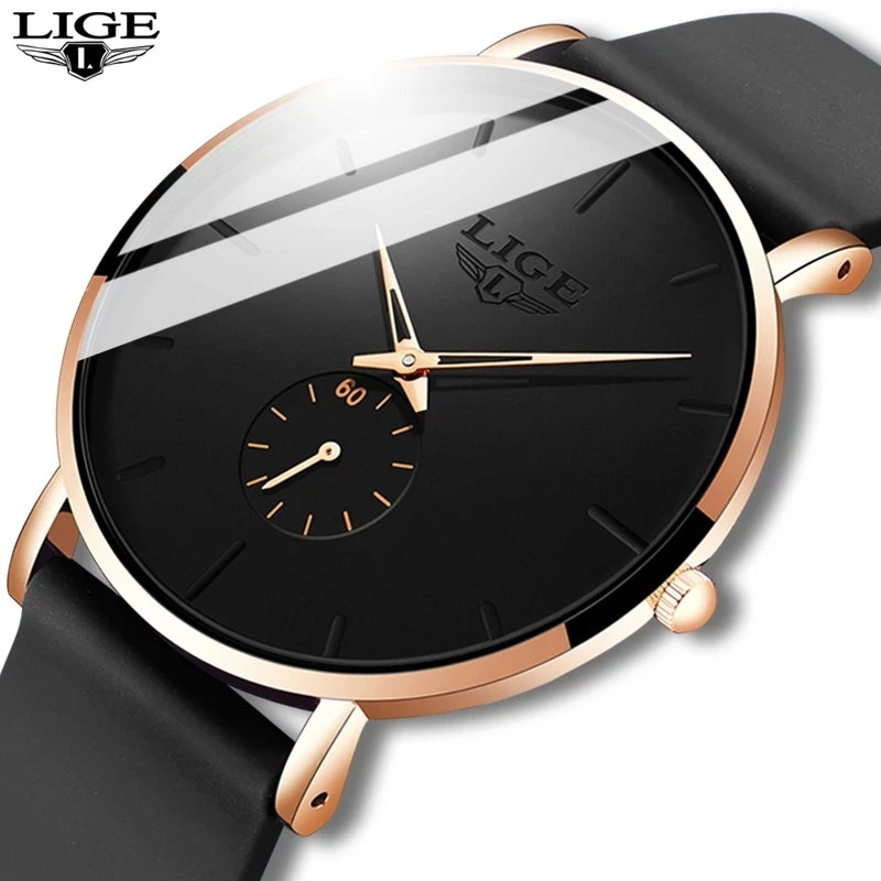 LIGE Luxury Ultra-Thin Sport Watch
