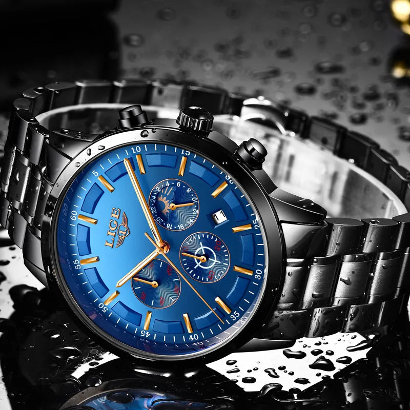LIGE Military Sports Quartz Watch
