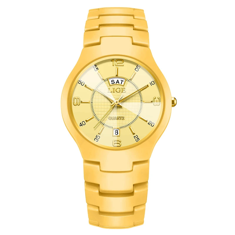 LIGE Elegant Ceramic Quartz Watch – Luxury Women’s Edition
