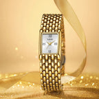 LIGE Women's Golden Steel Bracelet Watch