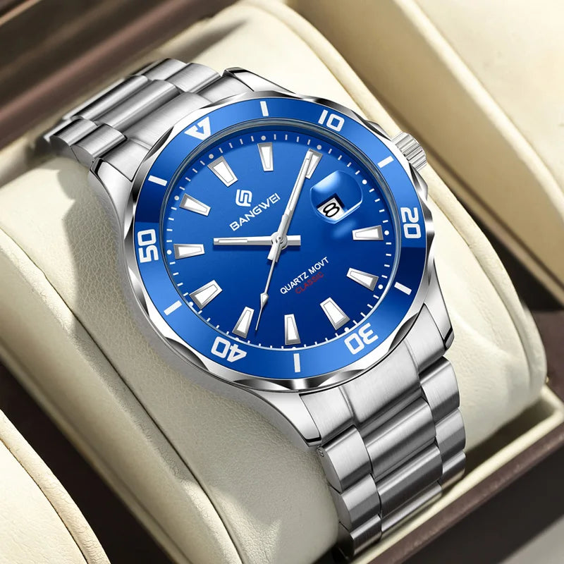 LIGE Classic Calendar Quartz Watch