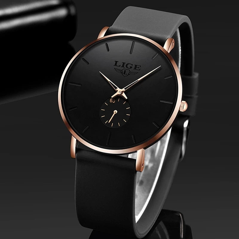 LIGE Luxury Ultra-Thin Sport Watch