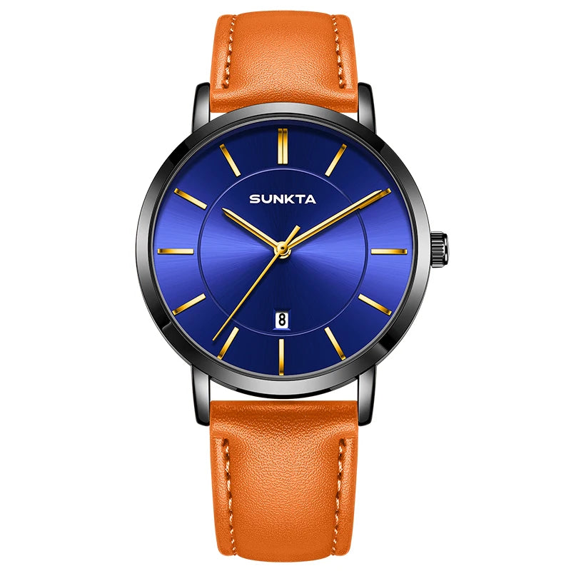 SUNKTA Quartz Business Watch – Premium Waterproof Edition