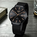 LIGE Ultra-Thin Business Quartz Watch
